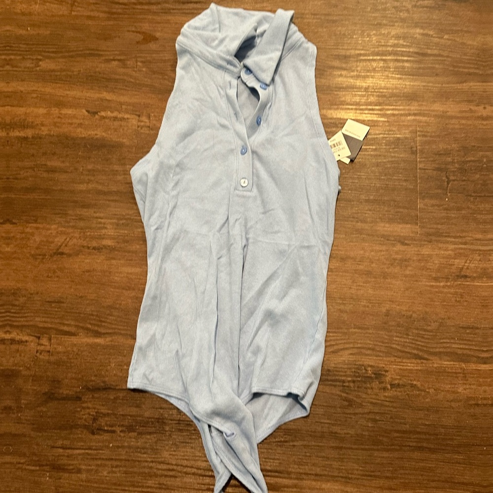 Abercrombie & Fitch Light Blue Bodysuit NWTs size Large